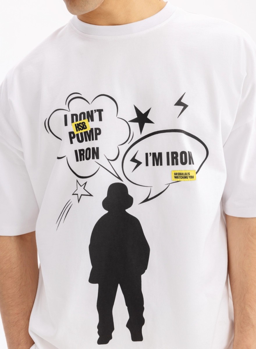 I'M IRON cotton t-shirt